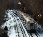 After having spent an hour in Lynchburg, Amtrak #20(21) heads north.